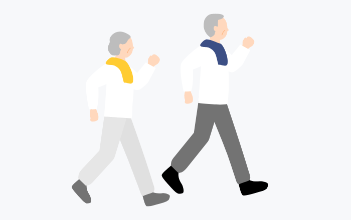 運動療法のイラスト